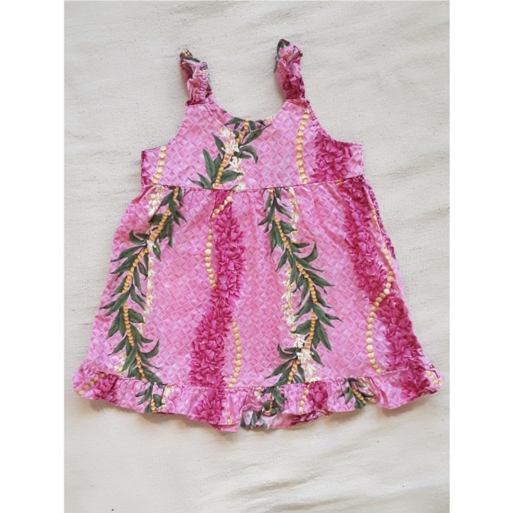 Lei Print Aloha Dress